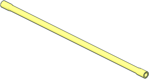 Technic Pneumatic Tube 17L with End Bulges