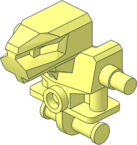 Minifig Mechanical Head and Torso