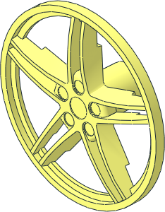 Wheel Cover  5 Spoke for Wheel 20 x 30