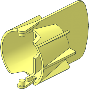 Electric Motor Boat Rudder with Tube