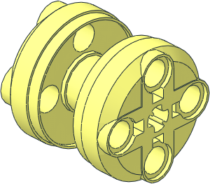 ~Wheel Double for Electric Mindstorms NXT Motor