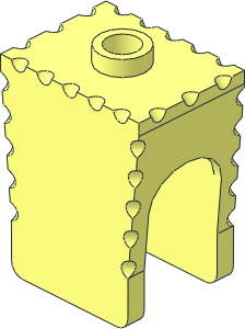 Minifig Head SpongeBob