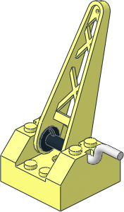 Winch  4 x  4 x  2 with Sloped Top with Black Drum (Complete)