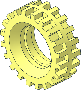 Tyre 11/ 65 x 18 Offset