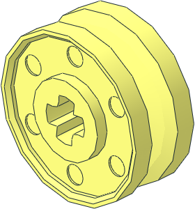 Wheel Rim  8 x 18 with Deep Centre Groove and Axle Hole