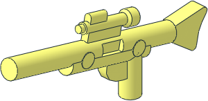 Minifig Gun Long Blaster