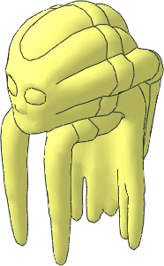 Minifig Head Nautolan