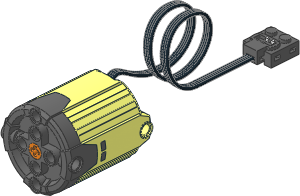 Electric Power Functions XL Motor with Coiled Cable