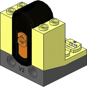 Electric Power Functions IR Receiver with "V2" Pattern