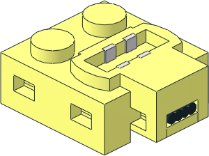 Electric Power Functions Connector with PF Bottom