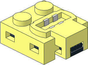 Electric Power Functions Connector with 9V Bottom