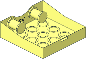 ~Electric Power Functions Infrared Receiver Bottom "V2" Pattern