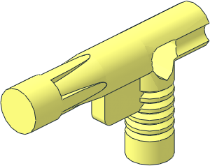 Minifig Hose Nozzle with Side String Hole