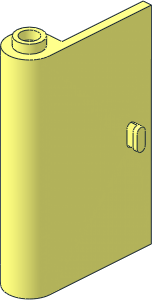 Door  1 x  3 x  4 Left with Hollow Hinge