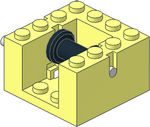 Winch  4 x  4 x  2 with Black Drum (Complete)