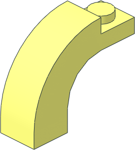 Arch  1 x  3 x  2 with Curved Top