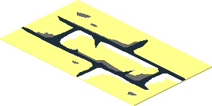 Sticker  1.1 x  1.9 with Narrow Bricks