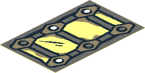 Sticker  2.6 x  1.6 with Book Cover Moria Chronicles (Front)