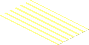 Sticker  1.9 x  3.6 with 6 White Stripes