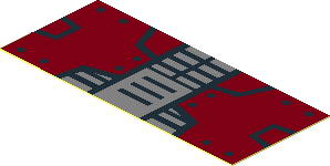 Sticker  0.8 x  1.8 with Iron Man Armoured Suit Mark V