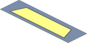 Sticker  1.1 x  4.0 with SW X-wing Starfighter Cockpit Rear