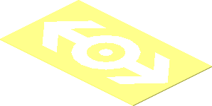 Sticker  1.1 x  2 with White Train Logo