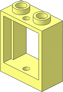 Window  1 x  2 x  2 without Sill
