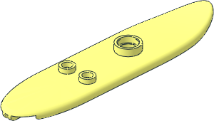 Minifig Surf Board  2 x 10