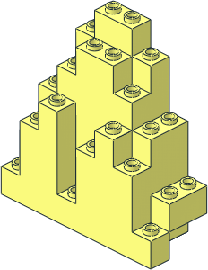 Panel  3 x  8 x  7 Rock Triangular
