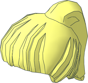 Minifig Hair Ponytail