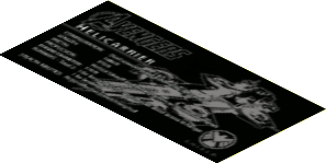 Sticker  8 x 16 with SHIELD Helicarrier