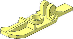 Minifig Ski 4L with Hinge