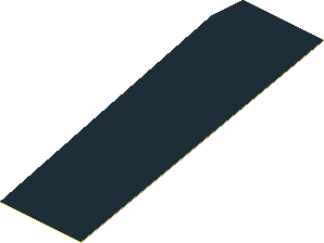 Sticker  4.0 x  1.0 Diagonal Stripe Up Left