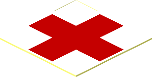 Sticker  0.8 x  0.8 with Red Cross Logo