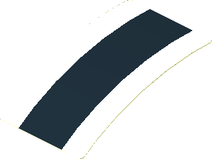 Sticker  3.0 x  1.8 with Black Stripe on White Background (Formed)