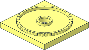 Turntable Flat Base  4 x  4