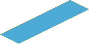 Sticker  3.4 x  0.9 with Dark Azure Volkswagen Rear Window Shape