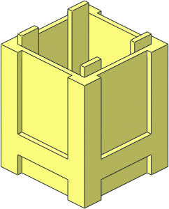 Container  2 x  2 x  2 Crate