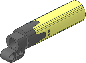 Technic Linear Actuator  8 x  2 x  2 Body Assembly