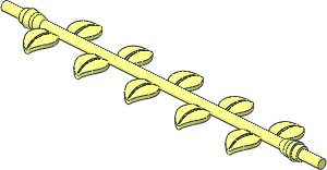 Plant Vine with 10 Leaves 16L