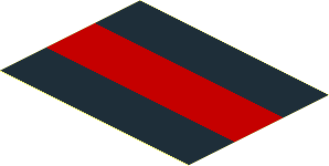 Sticker  2.9 x  3.9 with Red/Black Stripe