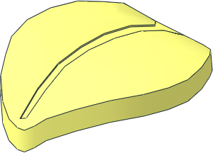 ~Plant Vine with 10 Leaves 16L Leaf Left