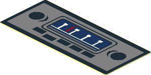 Sticker  0.8 x  1.9 with Car Radio