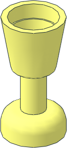 Minifig Goblet with Hollow Stem