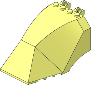 Windscreen  8 x  6 x  4 with Two Dual Click Hinge Fingers