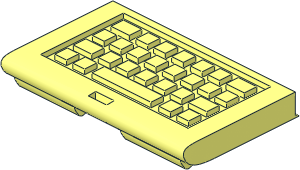 ~Minifig Computer Laptop Keyboard