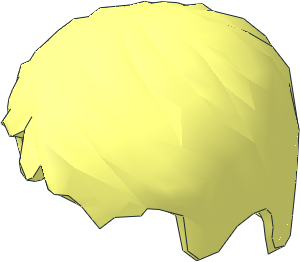 Minifig Hair Short, Tousled with Side Parting