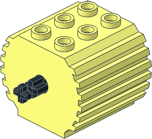 Technic Gearbox 20:1 Reduction (Complete Assembly)