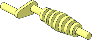 Conveyor Belt Axle with Crank