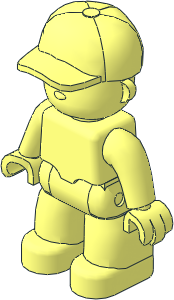 Figure Duplo Adult Male with Cap